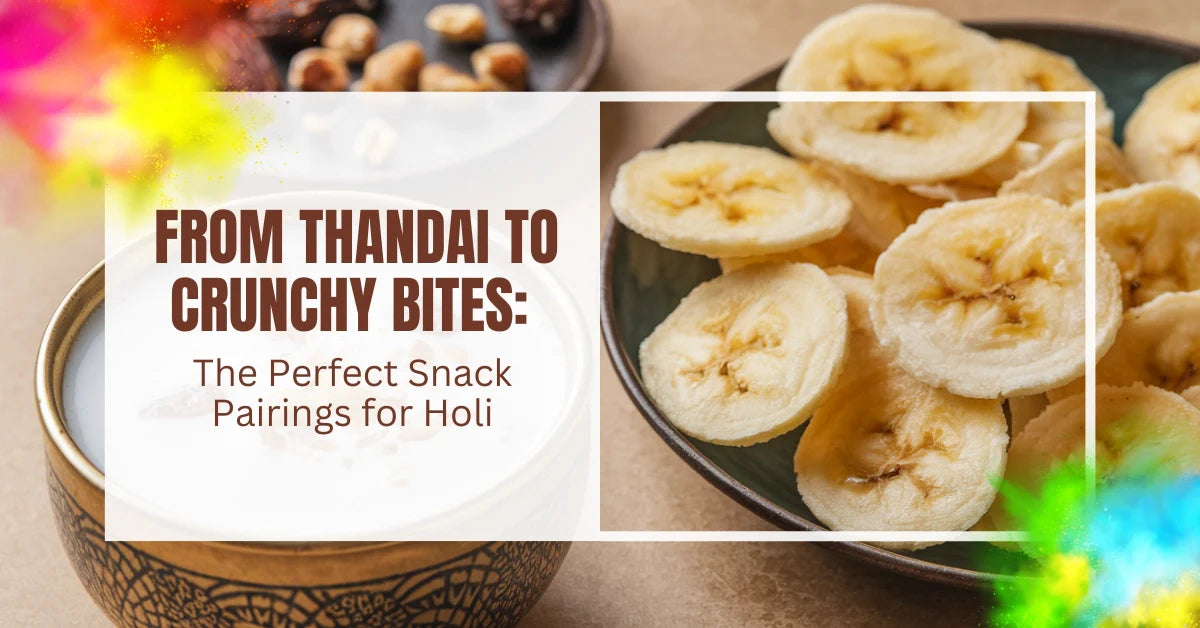From Thandai to Crunchy Bites: The Perfect Snack Pairings for Holi