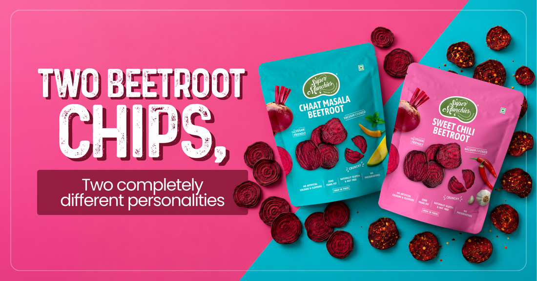 Two Beetroot Chips, Two Completely Different Personalities