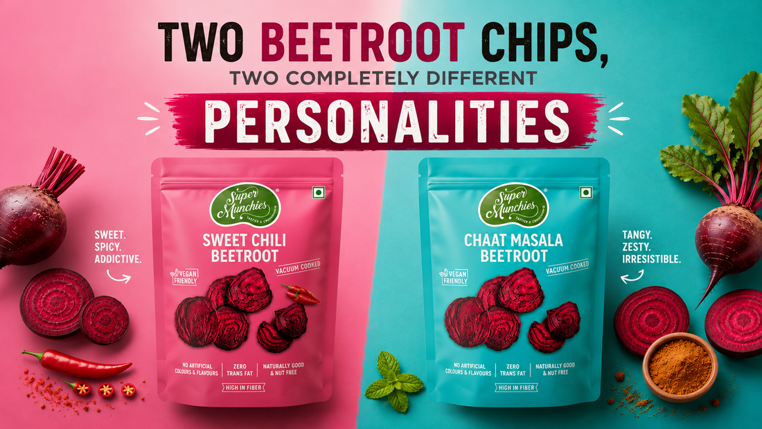 Two Beetroot Chips, Two Completely Different Personalities
