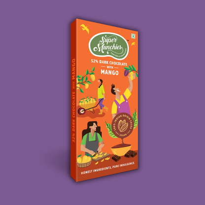 52% Dark Mango chocolate
