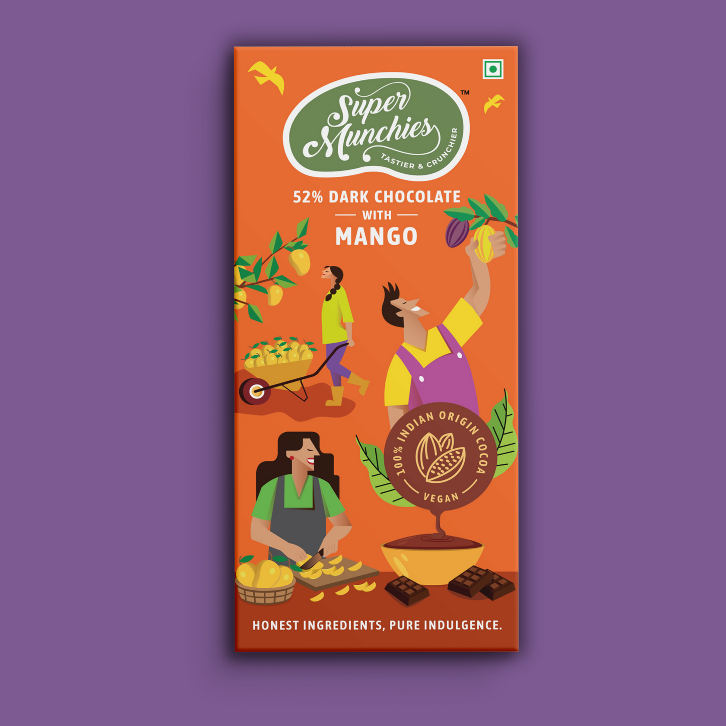 52% Dark Mango chocolate