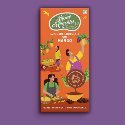 52% Dark Mango chocolate