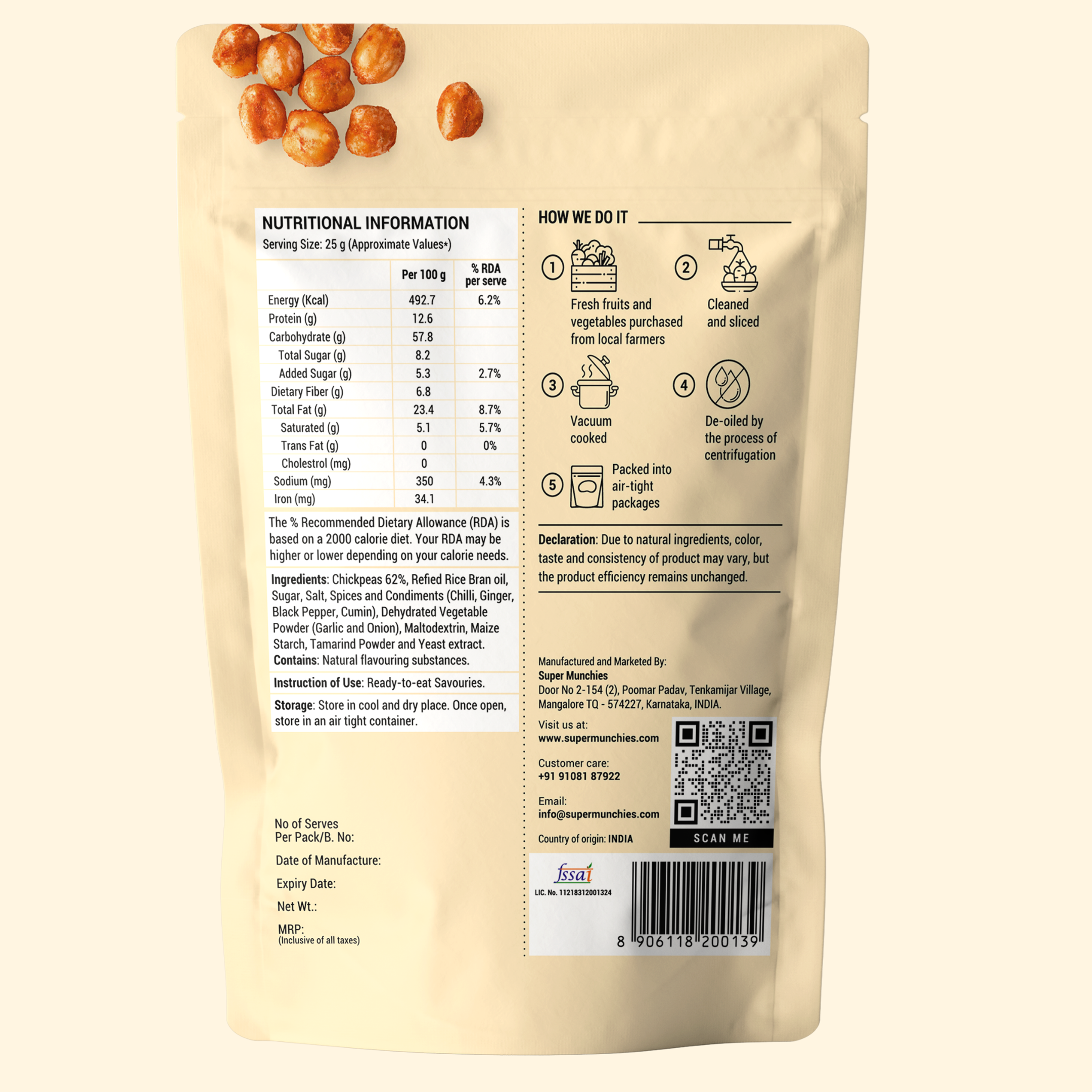 PERI PERI CHICKPEAS