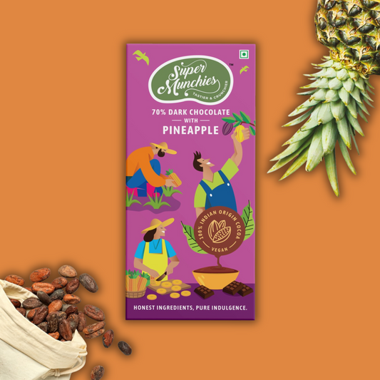 70% Dark Pineapple Chocolate